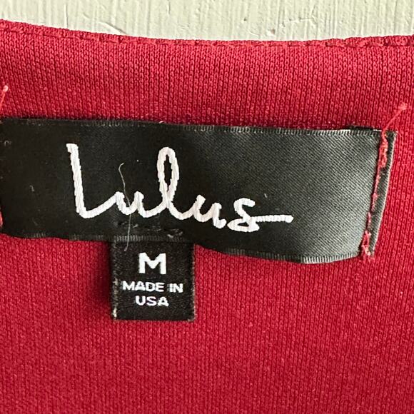 Lulus Shifting Dears Wine Red Long Sleeve Dress - Picture 6 of 8